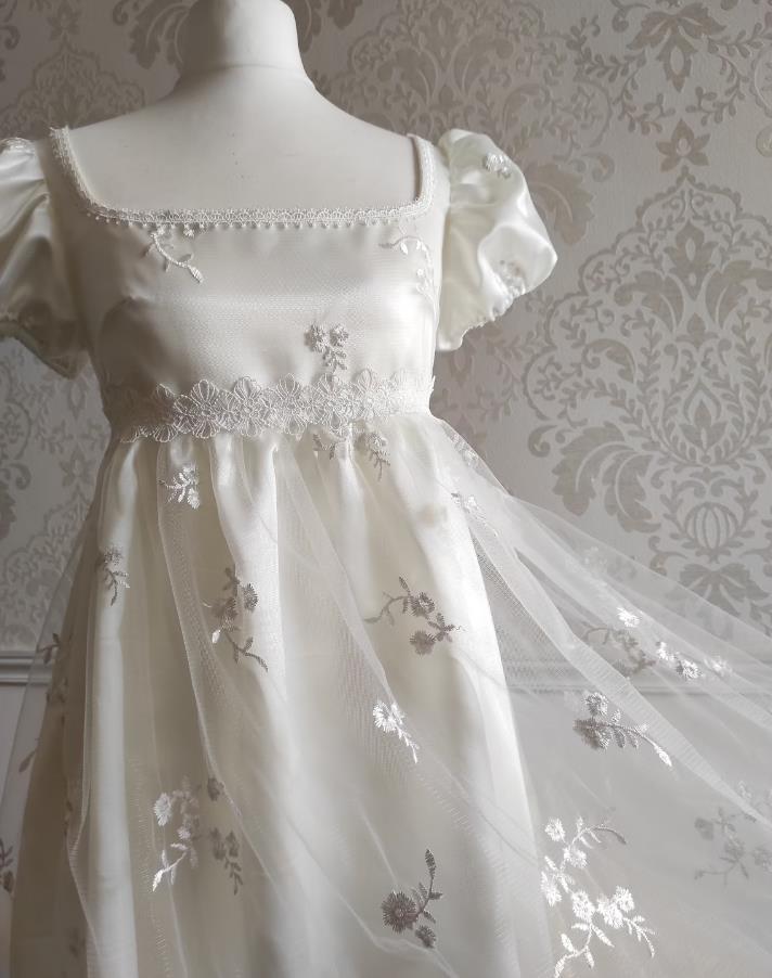 empire style wedding dress